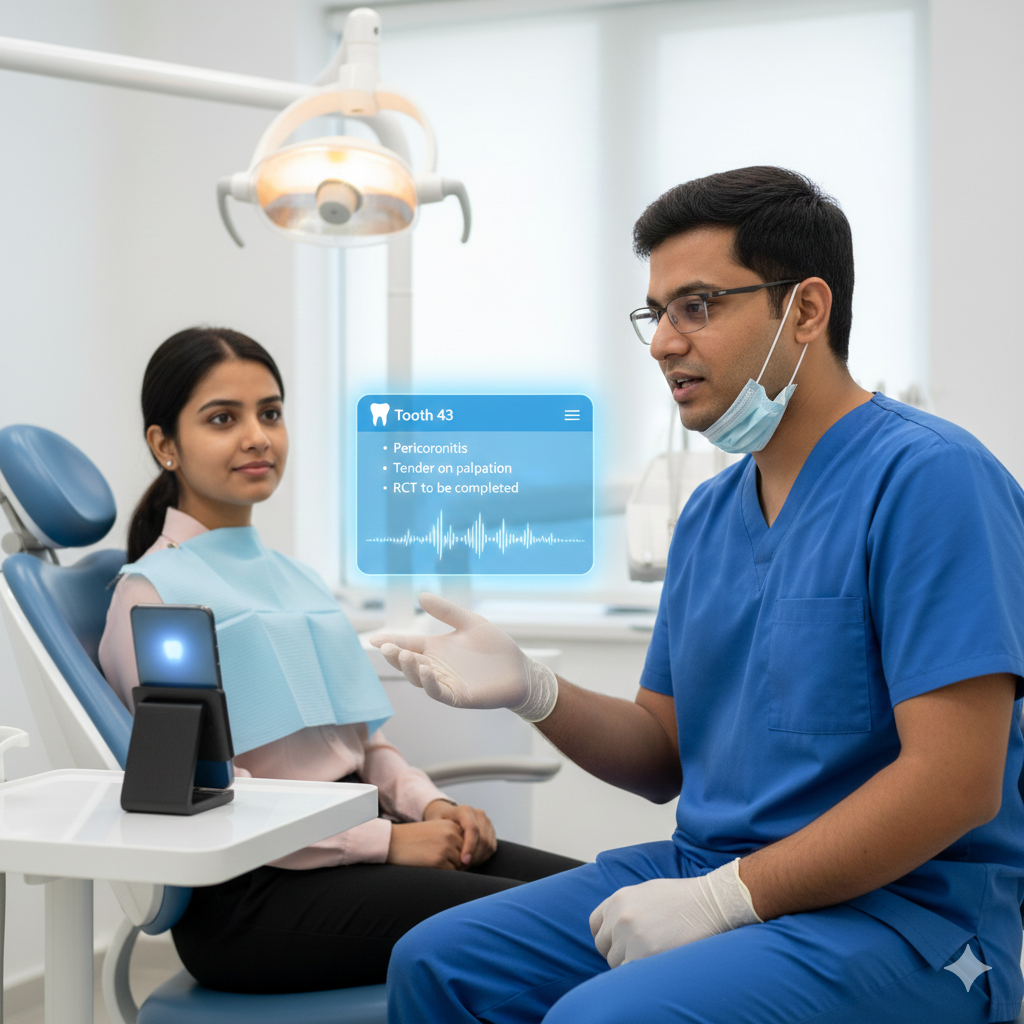 Voice to Dental Record: Transforming Indian Dental Practices with AI